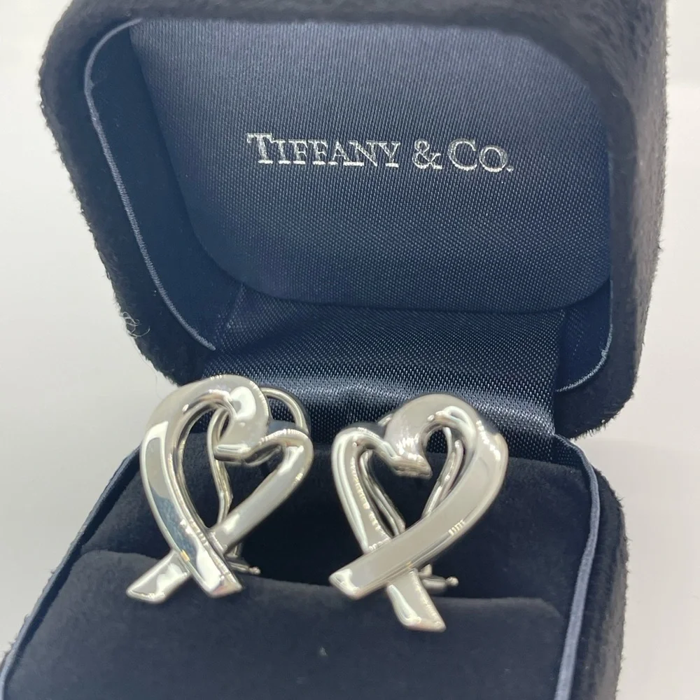 Tiffany & Co. Vintage Large Paloma Picasso Loving Heart Earrings - Picture 8 of 16